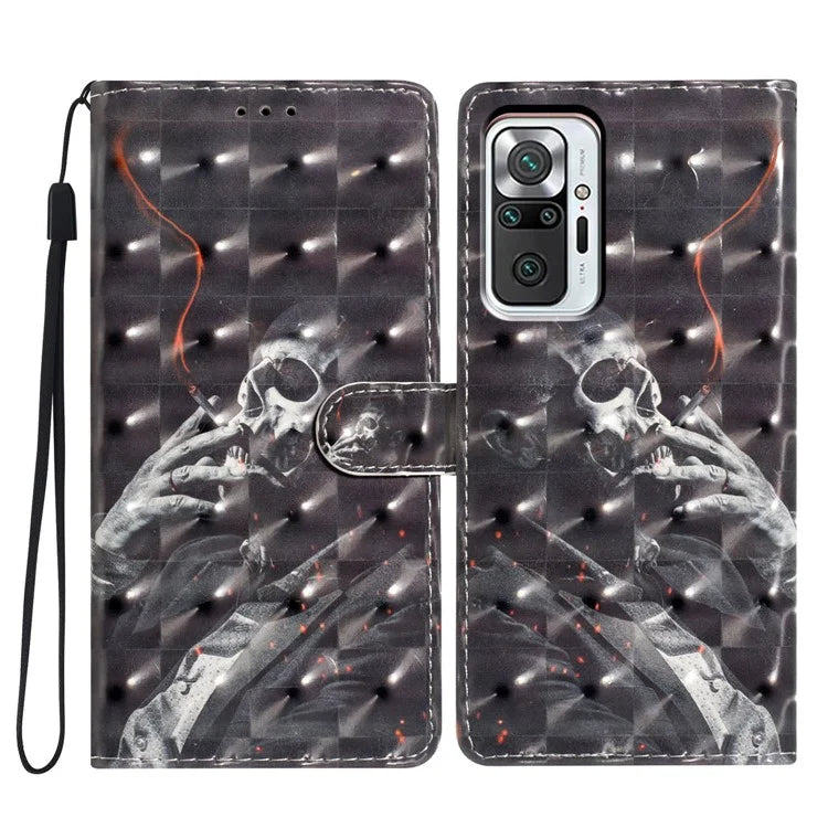 For Xiaomi Redmi Note 10 Pro Max 4G / Note 10 Pro 4G (Global) / (India) Case PU Leather Stand Phone Cover
