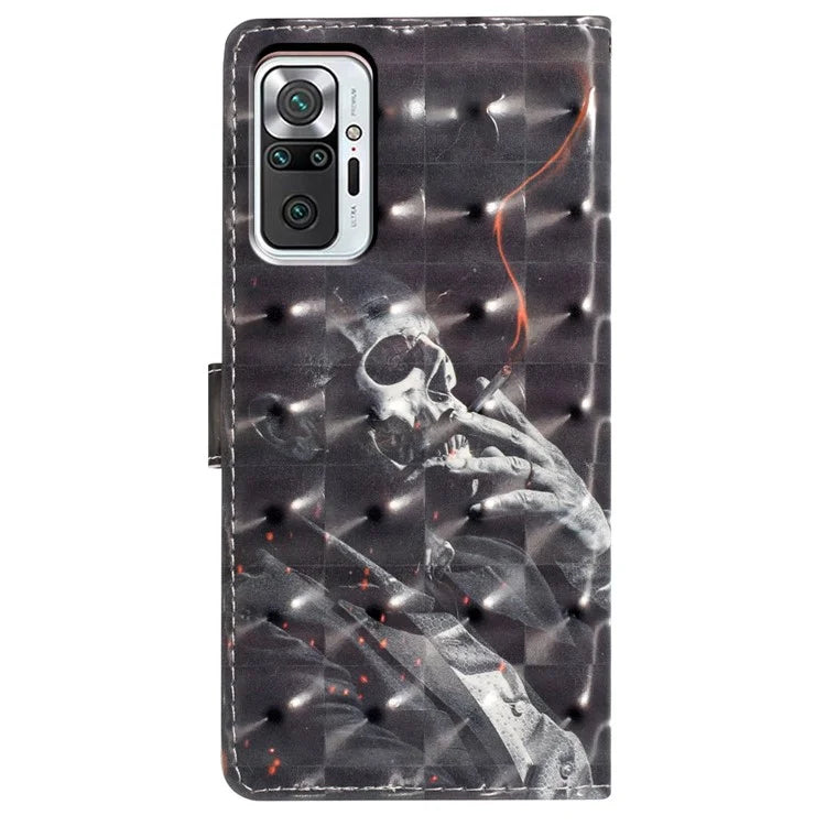 For Xiaomi Redmi Note 10 Pro Max 4G / Note 10 Pro 4G (Global) / (India) Case PU Leather Stand Phone Cover