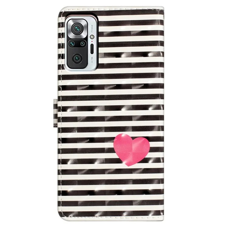 For Xiaomi Redmi Note 10 Pro Max 4G / Note 10 Pro 4G (Global) / (India) Case PU Leather Stand Phone Cover