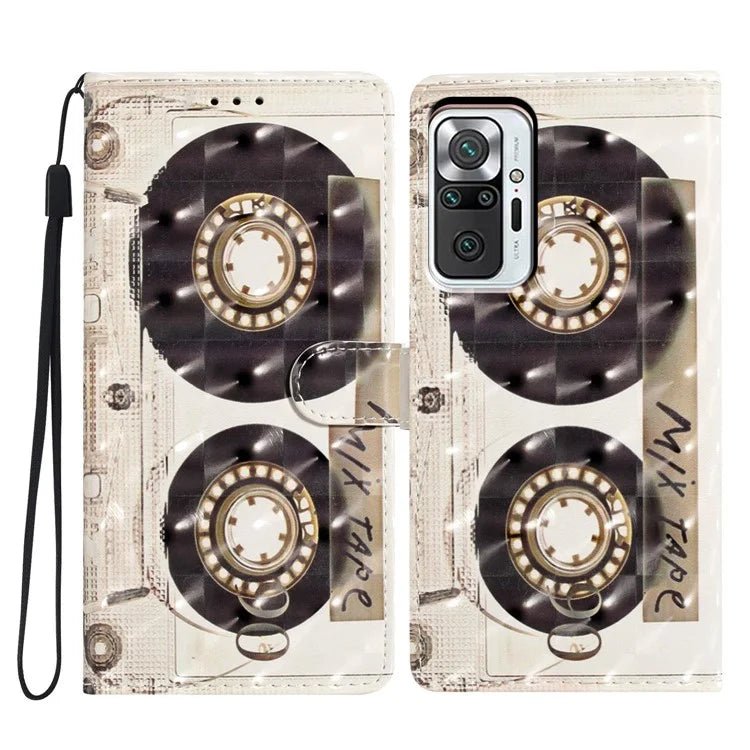 For Xiaomi Redmi Note 10 Pro Max 4G / Note 10 Pro 4G (Global) / (India) Case PU Leather Stand Phone Cover