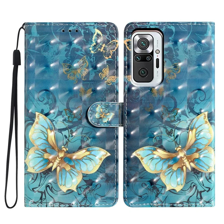 For Xiaomi Redmi Note 10 Pro Max 4G / Note 10 Pro 4G (Global) / (India) Case PU Leather Stand Phone Cover