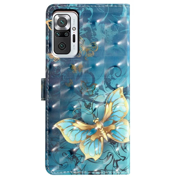 For Xiaomi Redmi Note 10 Pro Max 4G / Note 10 Pro 4G (Global) / (India) Case PU Leather Stand Phone Cover