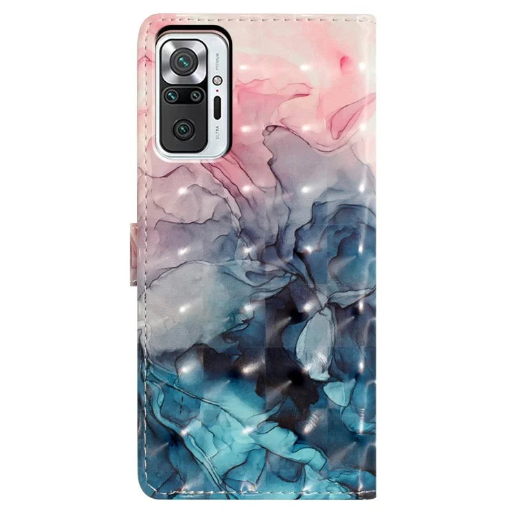 For Xiaomi Redmi Note 10 Pro Max 4G / Note 10 Pro 4G (Global) / (India) Case PU Leather Stand Phone Cover