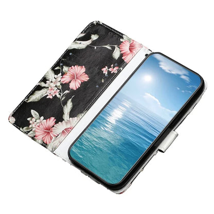 For Samsung Galaxy A05 4G Case PU Leather Wallet Pattern Print Phone Cover