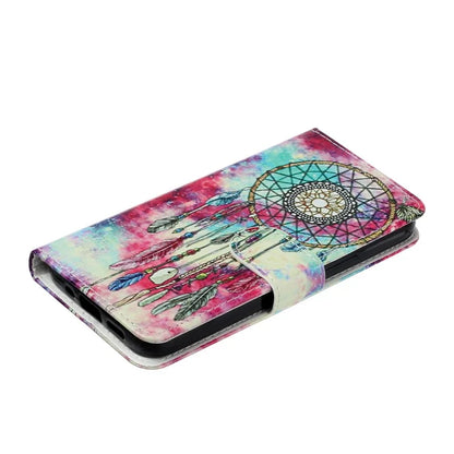 For Samsung Galaxy A05 4G Case PU Leather Wallet Pattern Print Phone Cover