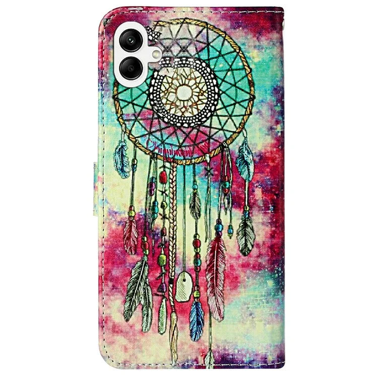 For Samsung Galaxy A05 4G Case PU Leather Wallet Pattern Print Phone Cover