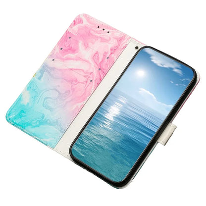For Samsung Galaxy A05 4G Case PU Leather Wallet Pattern Print Phone Cover