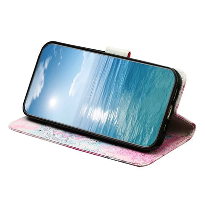 For Samsung Galaxy A05 4G Case PU Leather Wallet Pattern Print Phone Cover