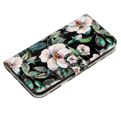 For Samsung Galaxy A05 4G Case PU Leather Stand Pattern Printing Phone Cover