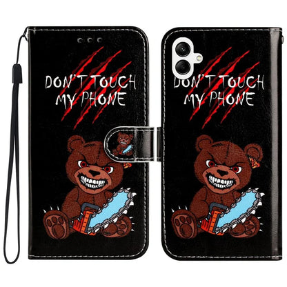 For Samsung Galaxy A05 4G Case PU Leather Stand Pattern Printing Phone Cover