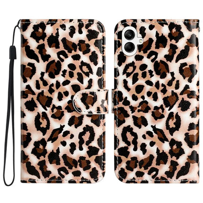 For Samsung Galaxy A05 4G Case PU Leather Stand Pattern Printing Phone Cover