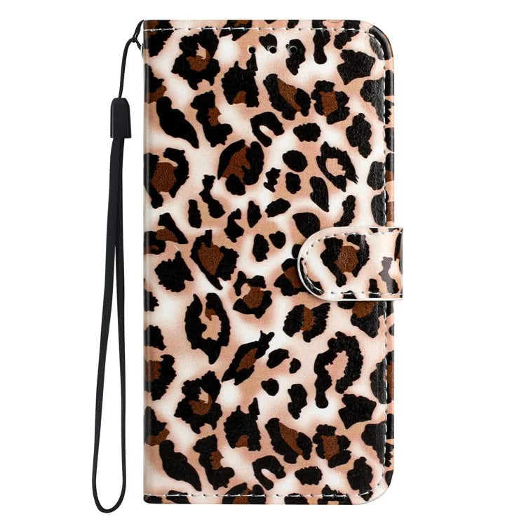 For Samsung Galaxy A05 4G Case PU Leather Stand Pattern Printing Phone Cover