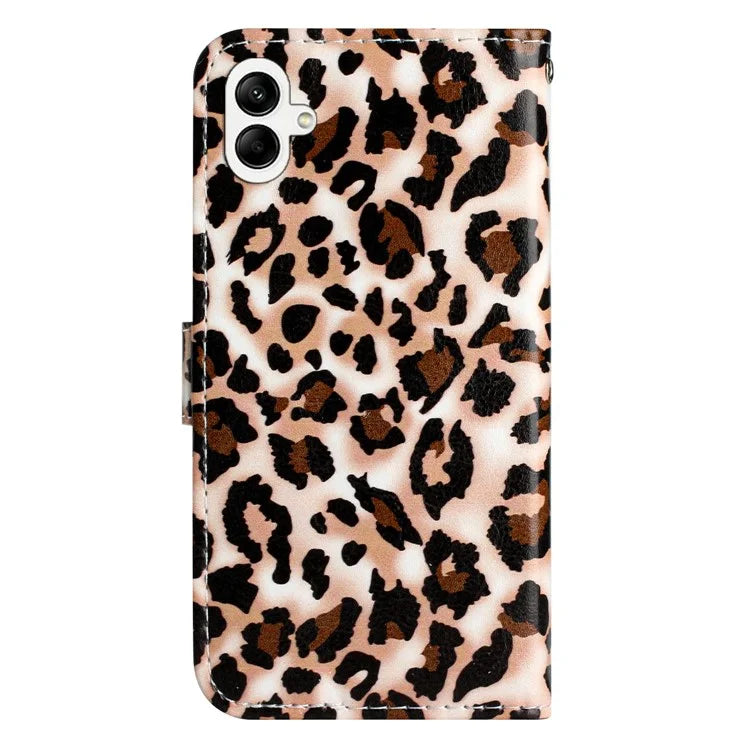 For Samsung Galaxy A05 4G Case PU Leather Stand Pattern Printing Phone Cover