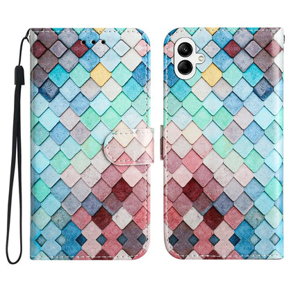 For Samsung Galaxy A05 4G Case PU Leather Stand Pattern Printing Phone Cover