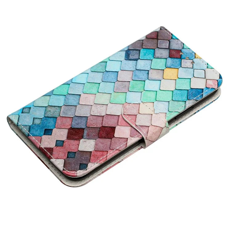 For Samsung Galaxy A05 4G Case PU Leather Stand Pattern Printing Phone Cover