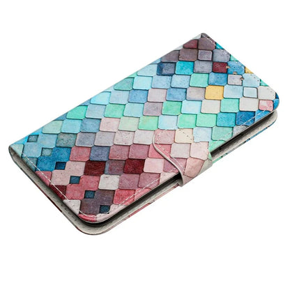 For Samsung Galaxy A05 4G Case PU Leather Stand Pattern Printing Phone Cover