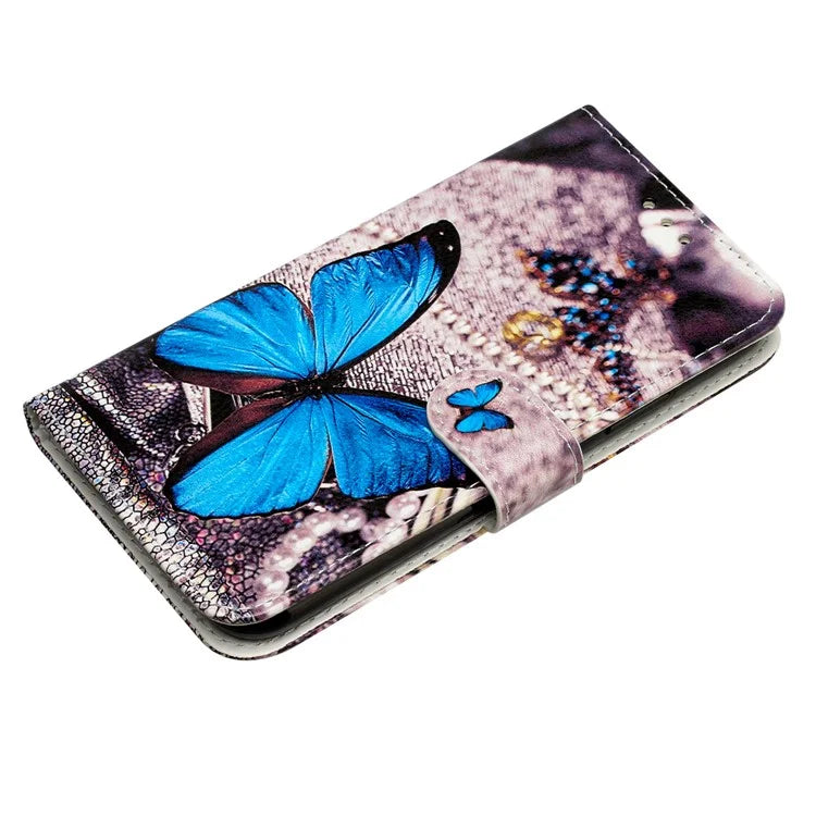For Samsung Galaxy A05 4G Case PU Leather Stand Pattern Printing Phone Cover
