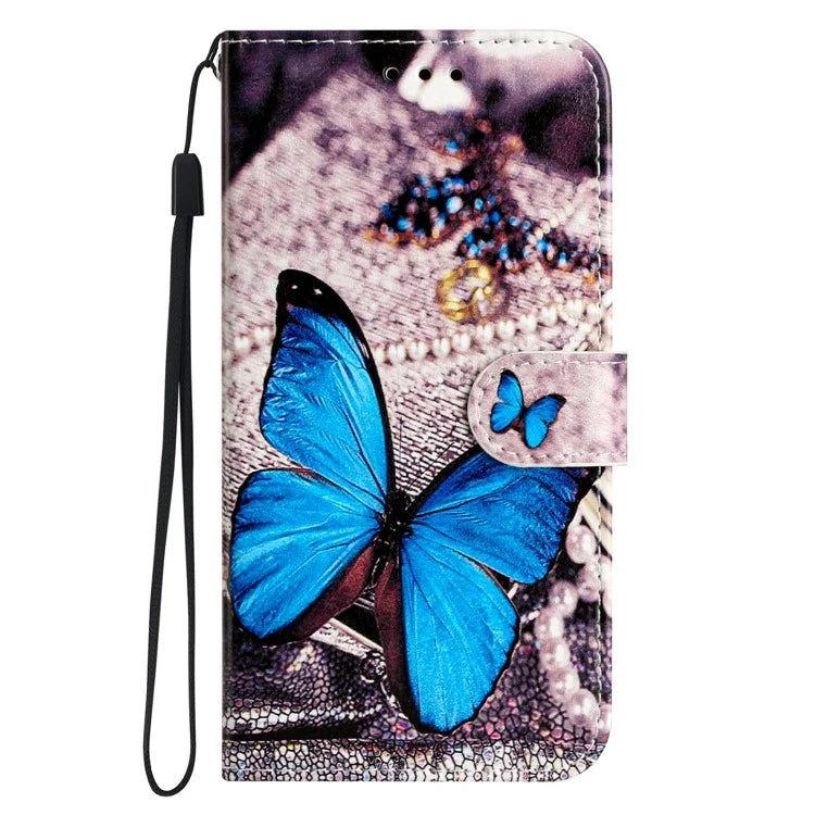 For Samsung Galaxy A05 4G Case PU Leather Stand Pattern Printing Phone Cover