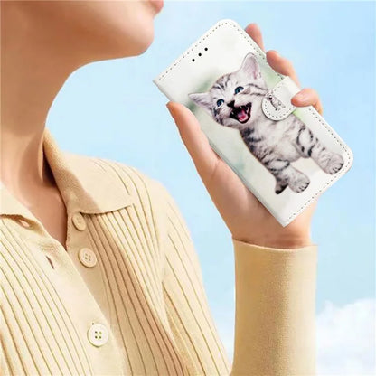 For Samsung Galaxy A05 4G Case PU Leather Stand Pattern Printing Phone Cover