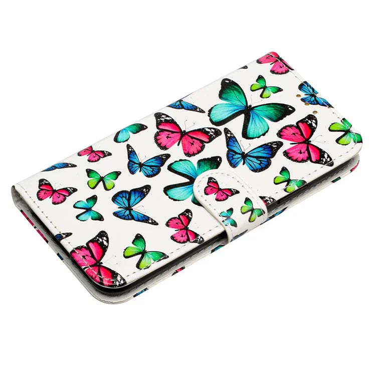 For Samsung Galaxy A05 4G Case PU Leather Stand Pattern Printing Phone Cover