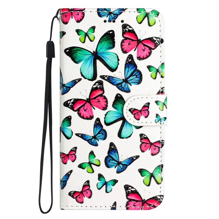 For Samsung Galaxy A05 4G Case PU Leather Stand Pattern Printing Phone Cover