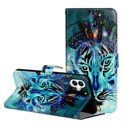 For Samsung Galaxy A05 4G Cover Pattern Printing Anti-drop Phone Leather Case