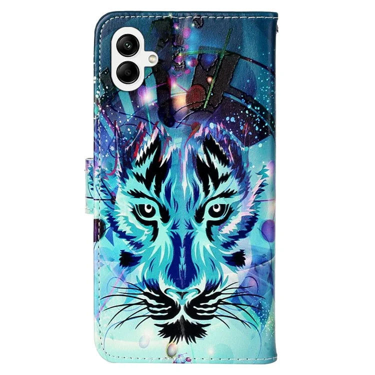 For Samsung Galaxy A05 4G Cover Pattern Printing Anti-drop Phone Leather Case