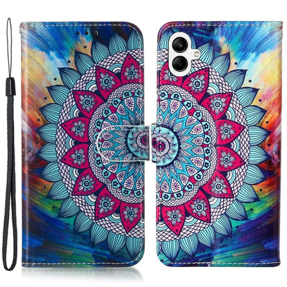 For Samsung Galaxy A05 4G Cover Pattern Printing Anti-drop Phone Leather Case