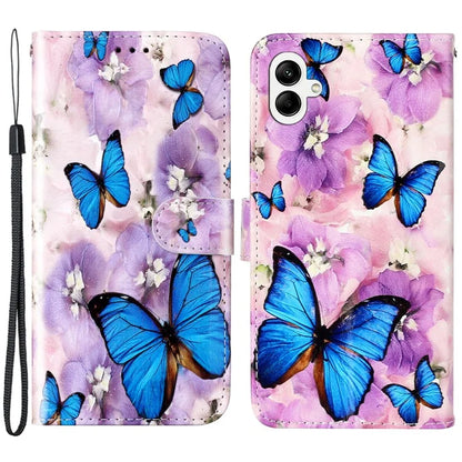 For Samsung Galaxy A05 4G Cover Pattern Printing Anti-drop Phone Leather Case