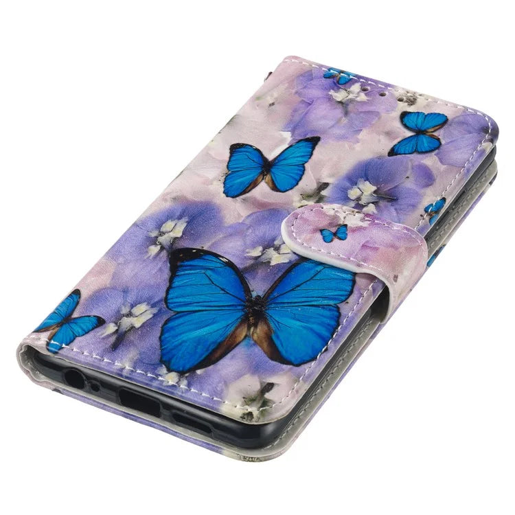 For Samsung Galaxy A05 4G Cover Pattern Printing Anti-drop Phone Leather Case