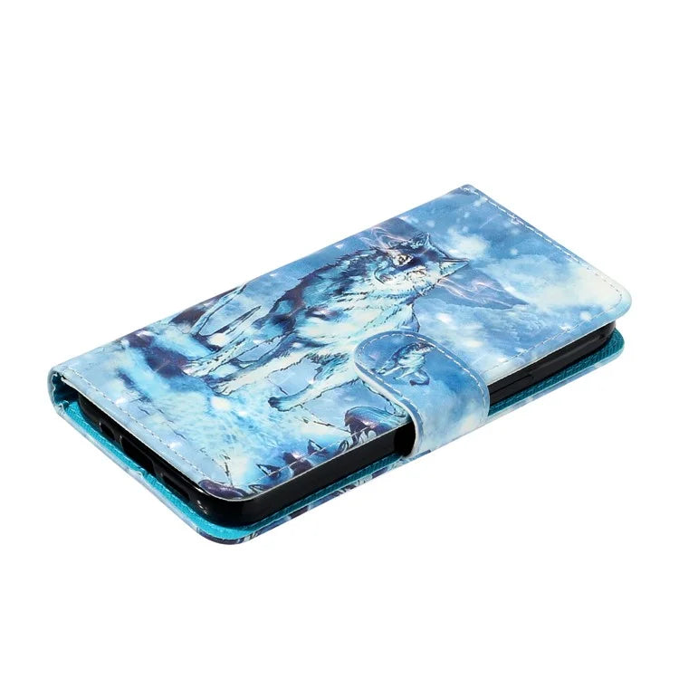 For Samsung Galaxy A05 4G Cover Flip Stand 3D Pattern Print Leather Phone Case