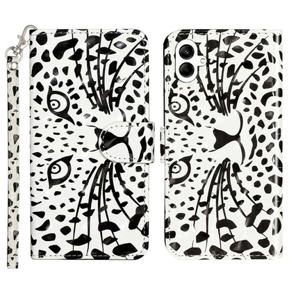 For Samsung Galaxy A05 4G Cover Flip Stand 3D Pattern Print Leather Phone Case