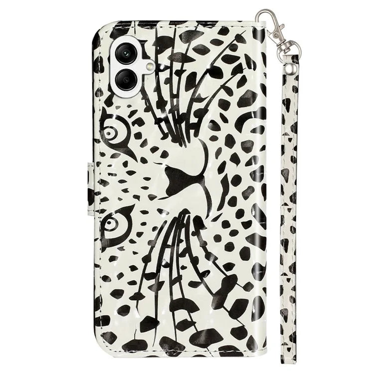 For Samsung Galaxy A05 4G Cover Flip Stand 3D Pattern Print Leather Phone Case