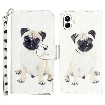 For Samsung Galaxy A05 4G Cover Flip Stand 3D Pattern Print Leather Phone Case