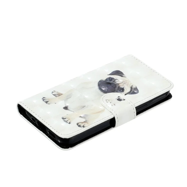 For Samsung Galaxy A05 4G Cover Flip Stand 3D Pattern Print Leather Phone Case