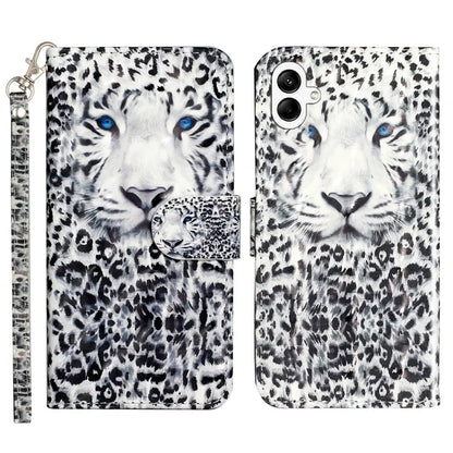 For Samsung Galaxy A05 4G Cover Flip Stand 3D Pattern Print Leather Phone Case