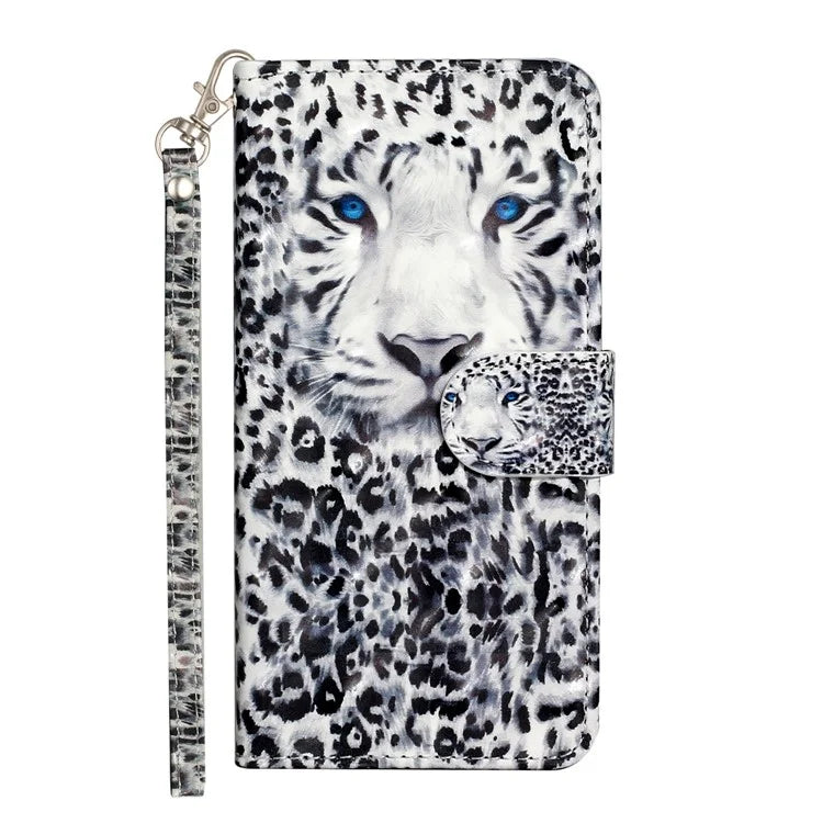 For Samsung Galaxy A05 4G Cover Flip Stand 3D Pattern Print Leather Phone Case