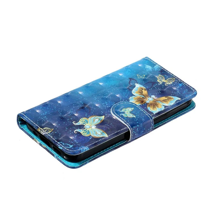 For Samsung Galaxy A05 4G Cover Flip Stand 3D Pattern Print Leather Phone Case