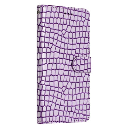 For Samsung Galaxy A05 4G Leather Case Crocodile Texture Wallet Cover