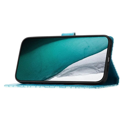 For Samsung Galaxy A05 4G Leather Case Crocodile Texture Wallet Cover