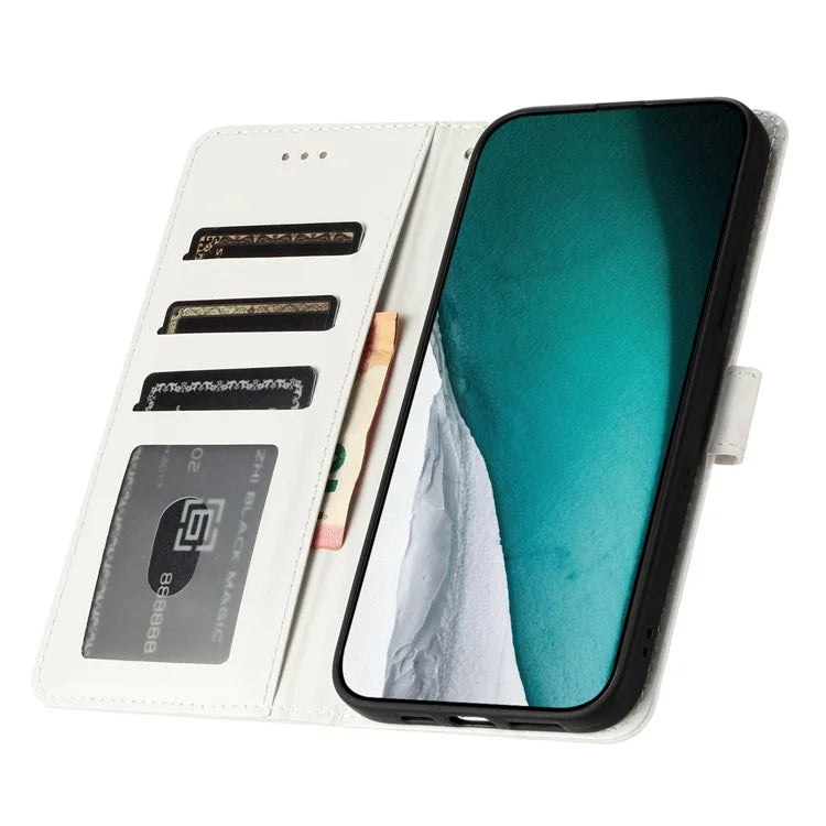 For Samsung Galaxy A05 4G Leather Case Crocodile Texture Wallet Cover