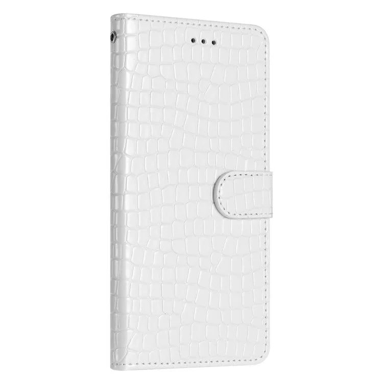 For Samsung Galaxy A05 4G Leather Case Crocodile Texture Wallet Cover