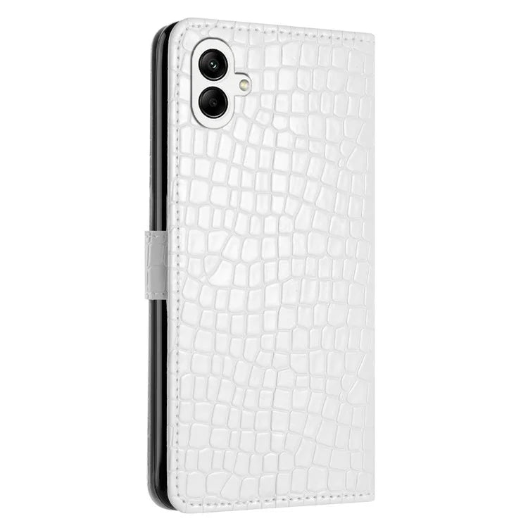 For Samsung Galaxy A05 4G Leather Case Crocodile Texture Wallet Cover