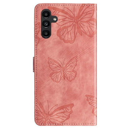 For Samsung Galaxy A15 5G Case Butterfly Imprinted Cell Phone Leather Cover with Strap