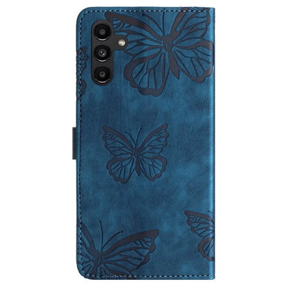 For Samsung Galaxy A15 5G Case Butterfly Imprinted Cell Phone Leather Cover with Strap