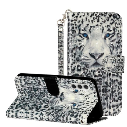 For Samsung Galaxy A15 5G Cover 3D Pattern Print Flip Stand Leather Phone Case