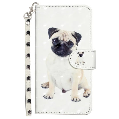 For Samsung Galaxy A15 5G Cover 3D Pattern Print Flip Stand Leather Phone Case