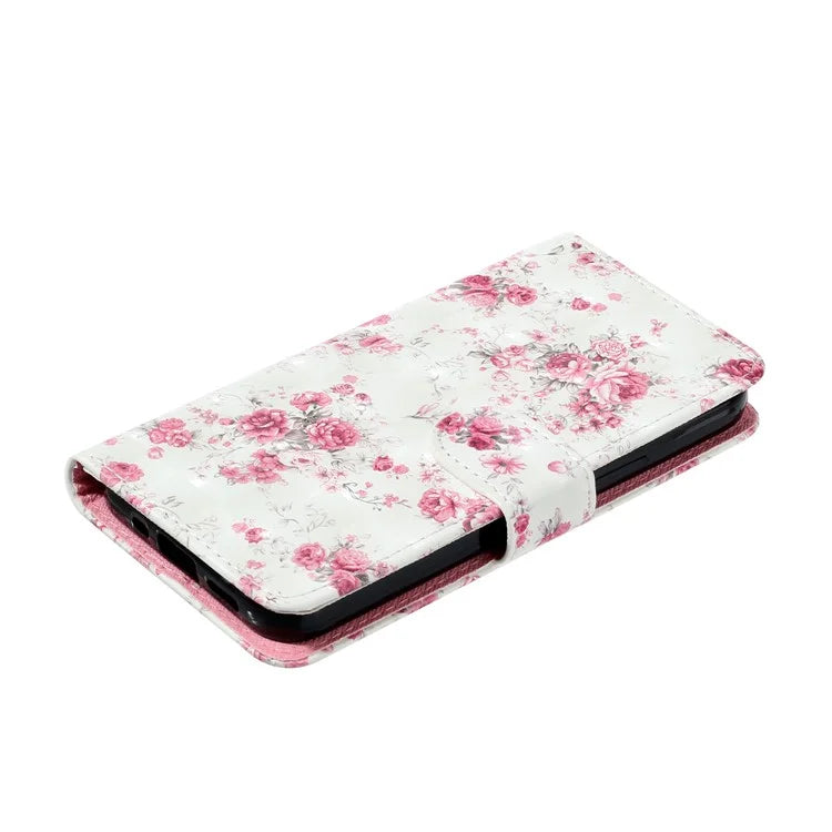 For Samsung Galaxy A15 5G Cover 3D Pattern Print Flip Stand Leather Phone Case