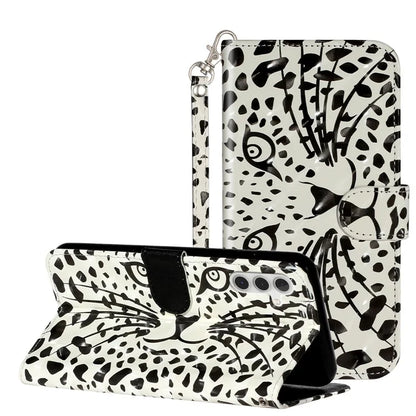 For Samsung Galaxy A15 5G Cover 3D Pattern Print Flip Stand Leather Phone Case Head