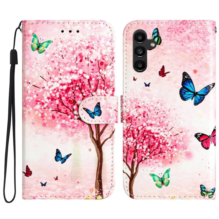 For Samsung Galaxy A15 5G Case Pattern Printing Wallet Flip Phone Cover